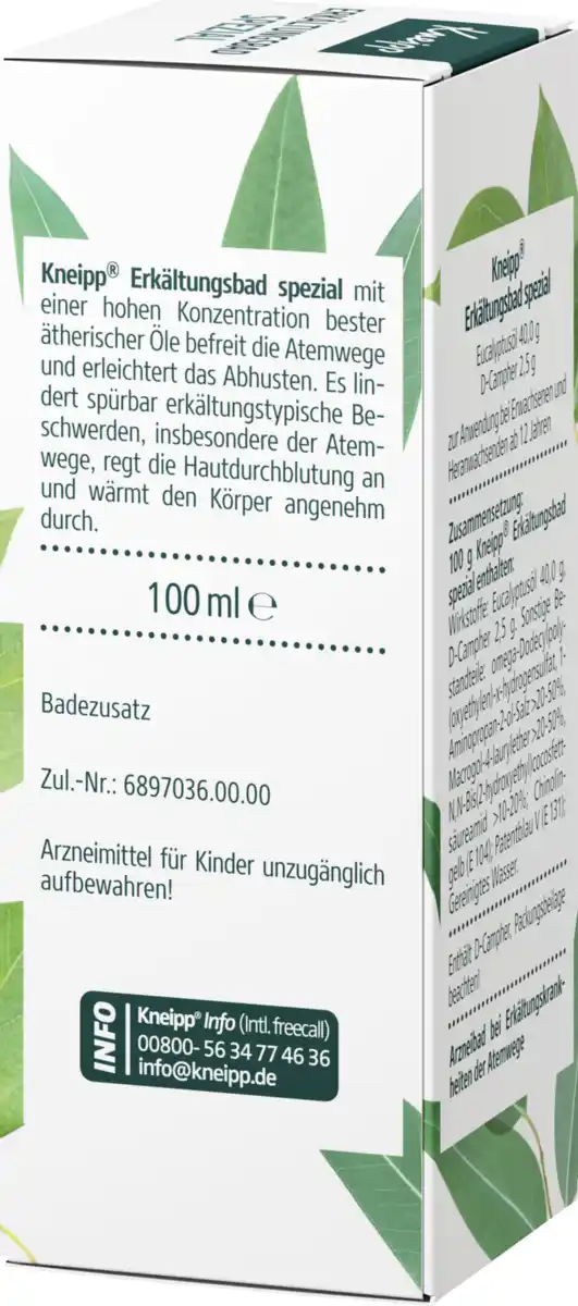 Bild 3 von Kneipp Erkältungsbad Spezial, 100 ml