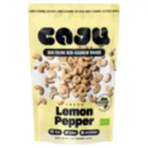 Caju Bio Cashew Snack Fresh Lemon Pepper 140g