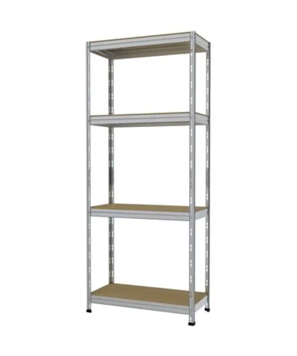 Bild 1 von Metallsteckregal 180 x 75 x 35 cm 4 Holzböden 660 kg