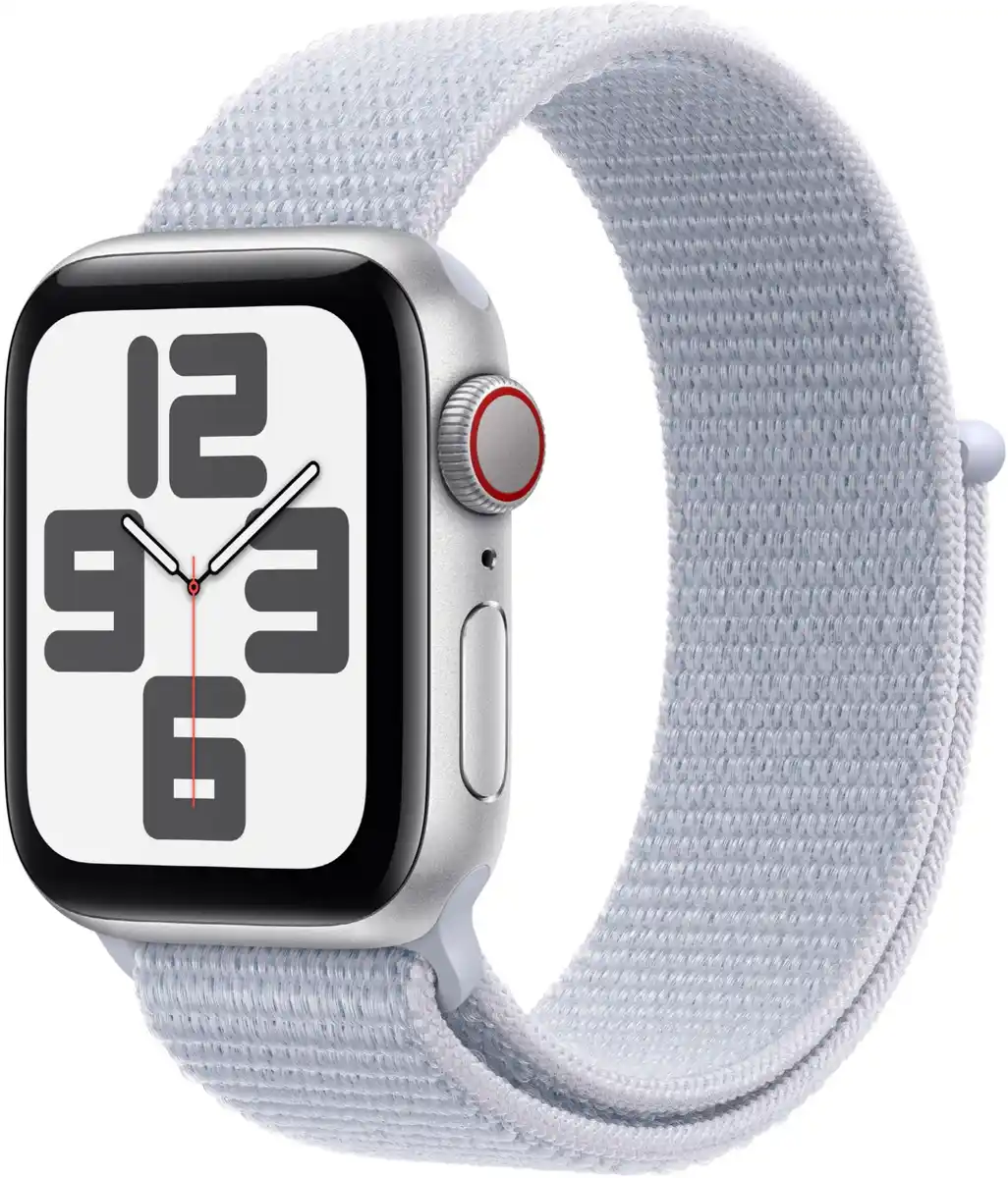 Bild 1 von Apple Watch SE (40mm) GPS+4G 3. Gen mit Sport Loop silber/blaue wolke