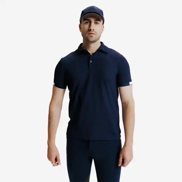 Bild 1 von Reit-Poloshirt Herren blau