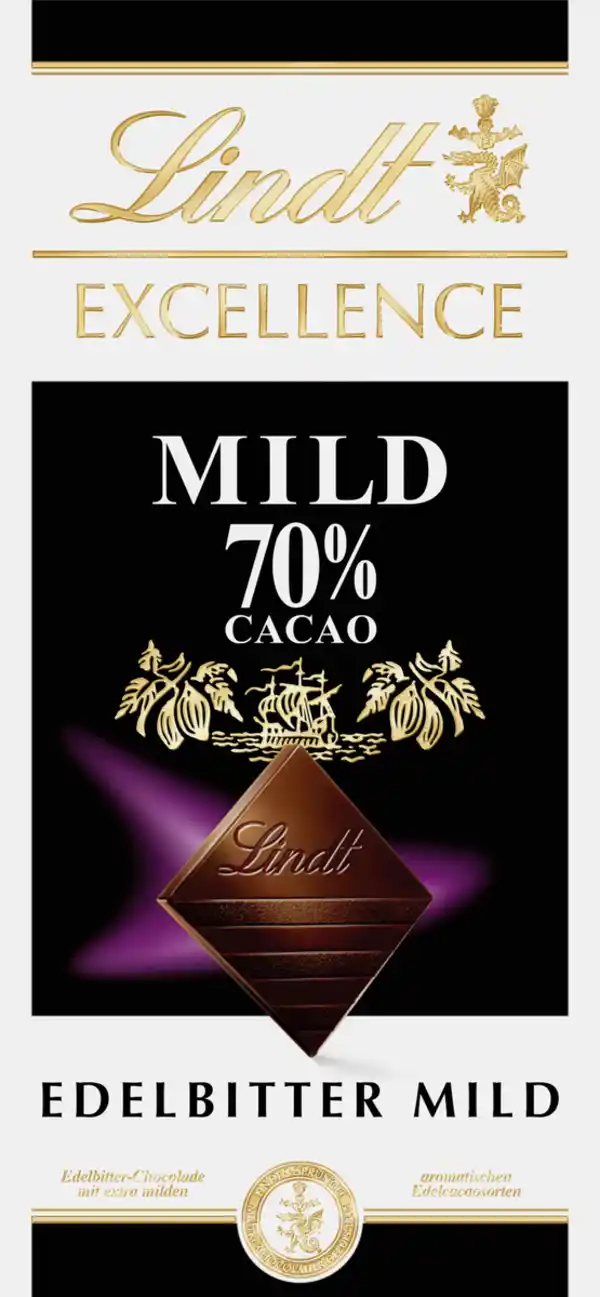 Bild 1 von Lindt Excellence Mild 70%, 100 g