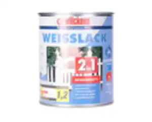 Weisslack 2in1 seidenmatt reinweiß 750 ml