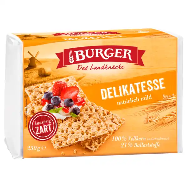 Bild 1 von Burger Knäckebrot Delikatess 250g