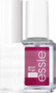 essie Überlack good to go + Nagellack Mini 1 blanc