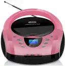 Bild 1 von Cyberlux Tragbarer CD-Player Boombox CD/MP3 USB Kinder Radio pink