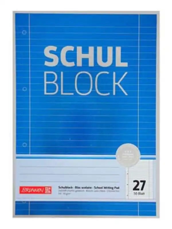 Bild 1 von Brunnen Schulblock A4 Lineatur 27 50 Blatt