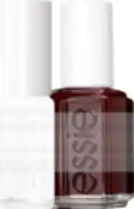essie Nagellack Nr. 50 bordeaux + Nagellack Mini 1 blanc