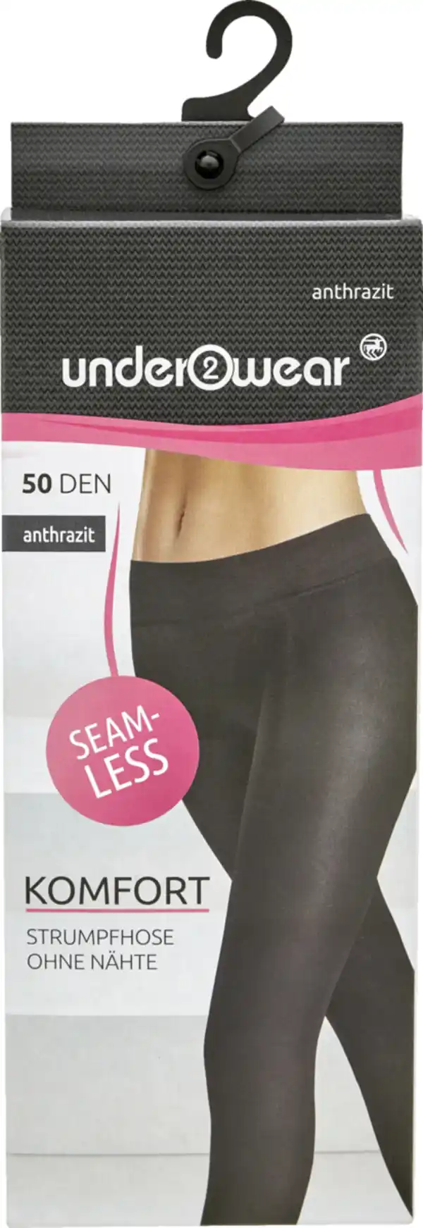 Bild 1 von under2wear KOMFORT STRUMPFHOSE 50DEN SCHWARZ M