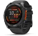 Bild 1 von fenix 8 (51mm) Smartwatch mit QuickFit-Silikon-Armband (26mm) schwarz/schiefergrau