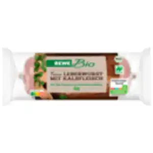 REWE Bio Leberwurst mit Kalbfleisch, fein 125g