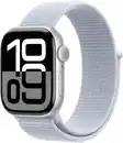 Bild 1 von Apple Watch Series 10 (42mm) GPS Aluminium mit Sport Loop silber/blaue wolke