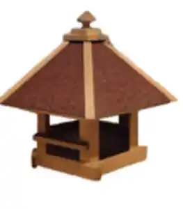 Vogelhaus Pavillon mit stabiler Kette zum Aufhängen 45 x 45 x 40 cm