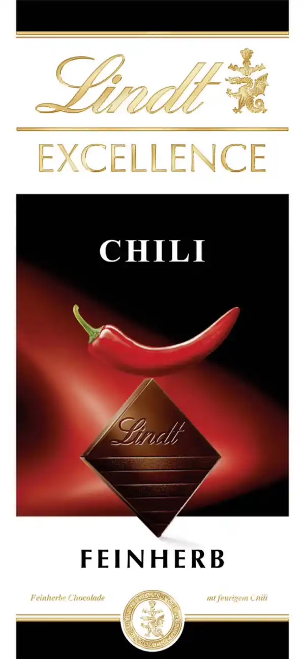 Bild 1 von Lindt EXCELLENCE Chili, 100 g