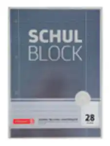 Brunnen Schulblock A4 Lineatur 28 50 Blatt