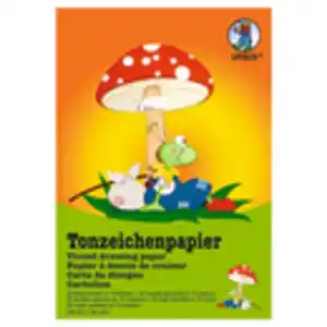 Tonzeichenpapier DIN A4 - 20 Blatt in 10 Farben