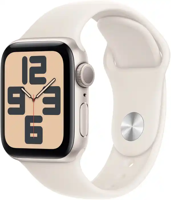 Bild 1 von Apple Watch SE (40mm) GPS 3. Gen mit Sportarmband M/L polarstern/polarstern