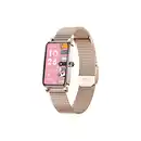 Bild 1 von TPFNet Damen Smart Watch / Fitness Tracker IP68 - Milanaise Armband - Android & IOS - Silber