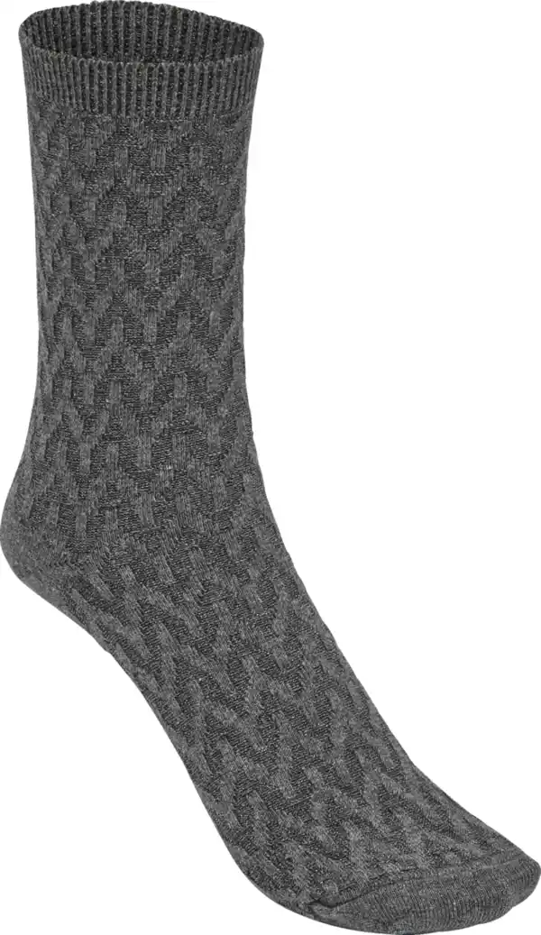 Bild 2 von under2wear Struktursocke Glitzer anthrazit 39/42