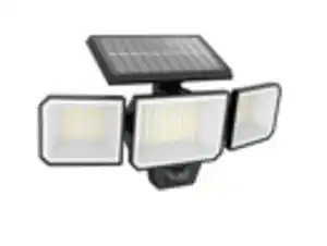 Philips LED Solar-Wandstrahler Nysil schwarz 29,3 x 16,8 cm mit Bewegungsmelder