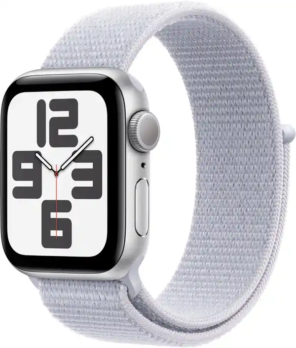 Bild 1 von Apple Watch SE (40mm) GPS 3. Gen mit Sport Loop silber/blaue wolke