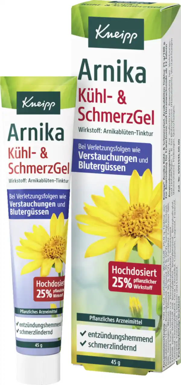 Bild 1 von Kneipp Arnika Kühl- & Schmerz Gel, 45 g