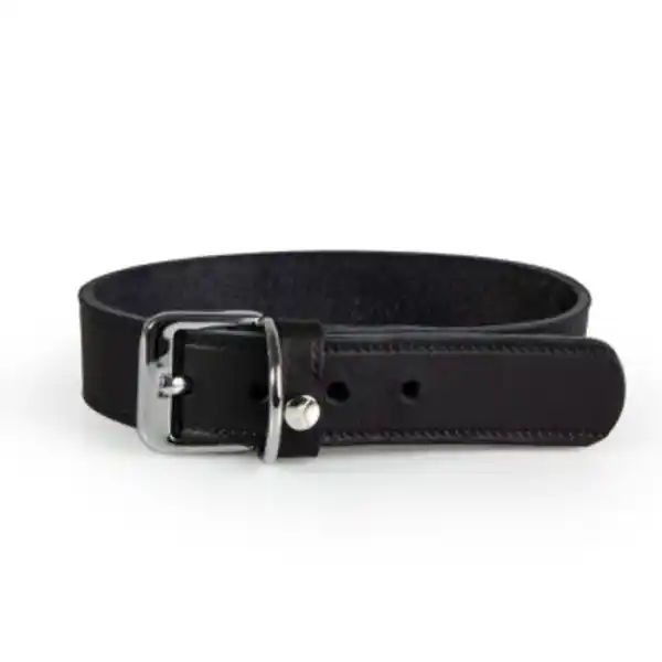 Bild 1 von Das Lederband Halsband Weinheim schwarz 37 cm, 1,8 cm