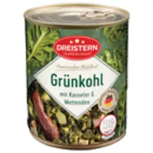 Dreistern Grünkohl mit Kasseler und Mettenden 800 g