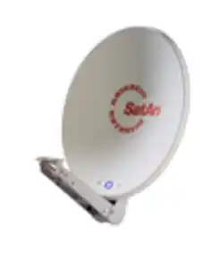 CAS 06 weiß Satellitenschüssel 60 cm  - 0%-Finanzierung (PayPal)