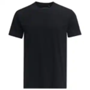 Herren T-Shirt mit V-Ausschnitt SCHWARZ