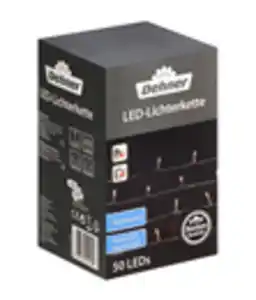 Dehner LED-Lichterkette 50 LEDs, warmweiß