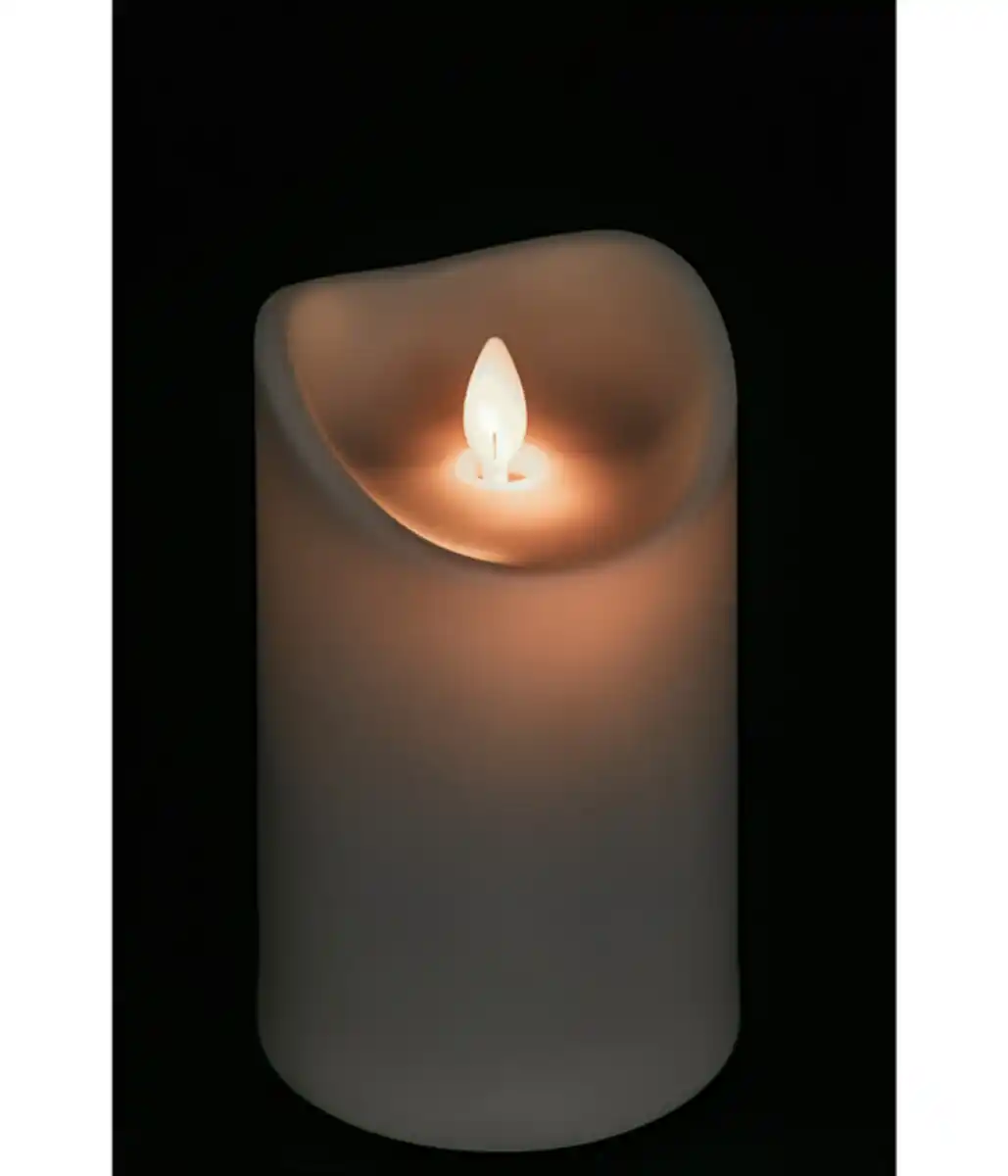Bild 4 von Dehner LED-Outdoor-Kerze, creme, warmweiß