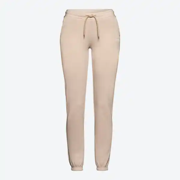 Bild 1 von Damen-Jogginghose mit elastischen Beinabschlüssen, Beige