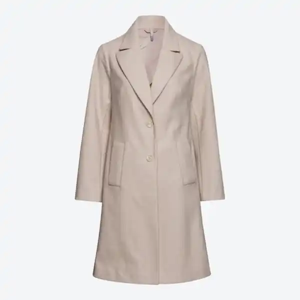 Bild 1 von Damen-Blazer-Mantel in Knielänge, Beige