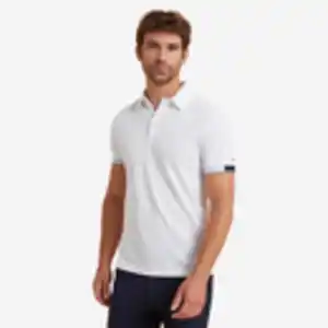 Reit-Poloshirt Herren weiß