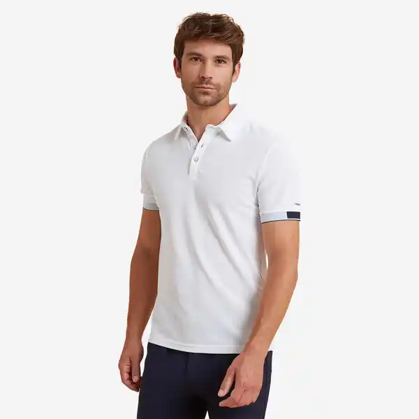 Bild 1 von Reit-Poloshirt Herren weiß