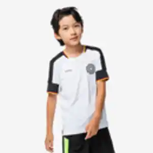 Kinder Fussball Trikot Deutschland 2024 - FF500 Fanshirt Schwarz|weiß