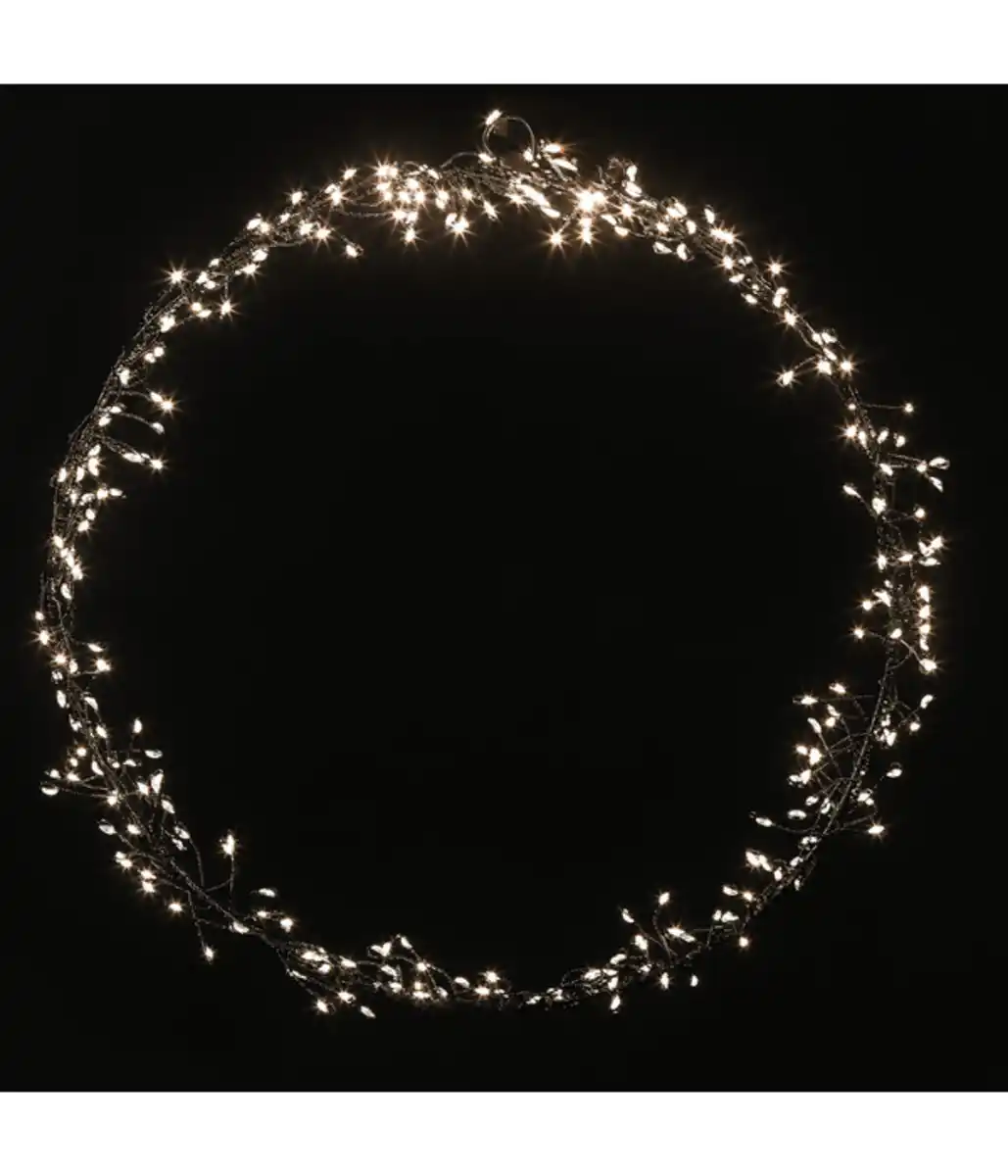 Bild 2 von Dehner LED-Kranz, 300 LEDs, warmweiß, ca. Ø35 cm