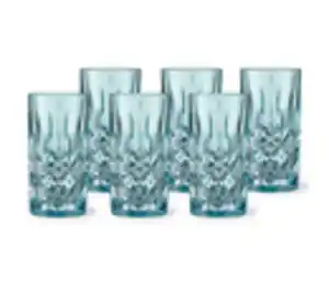 Nachtmann Noblesse Colors Longdrink, 6er-Set, aqua