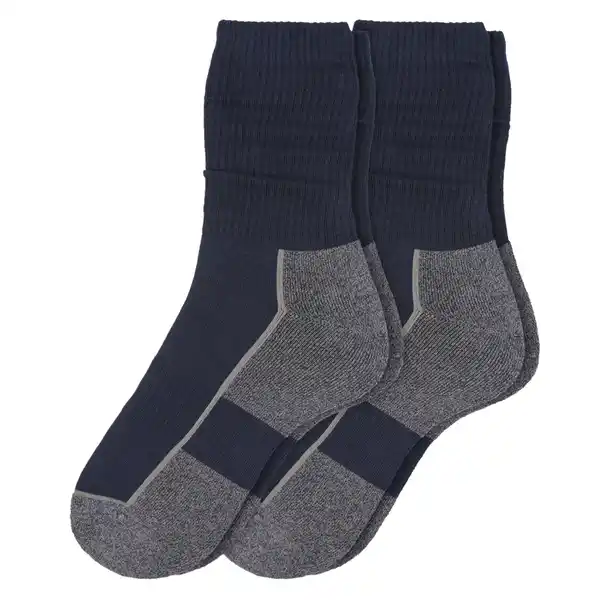 Bild 1 von 2 Paar Herren Trekkingsocken Sanitized DUNKELBLAU