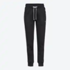 Damen-Jogginghose mit Kontrast-Bändern, Black