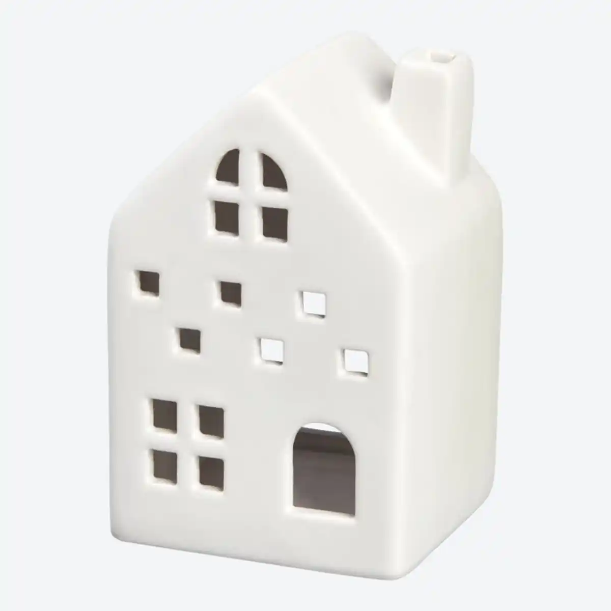 Bild 1 von Deko-Haus-Windlicht in verschiedenen Farben, ca. 7,5x6,5x11,5cm, White