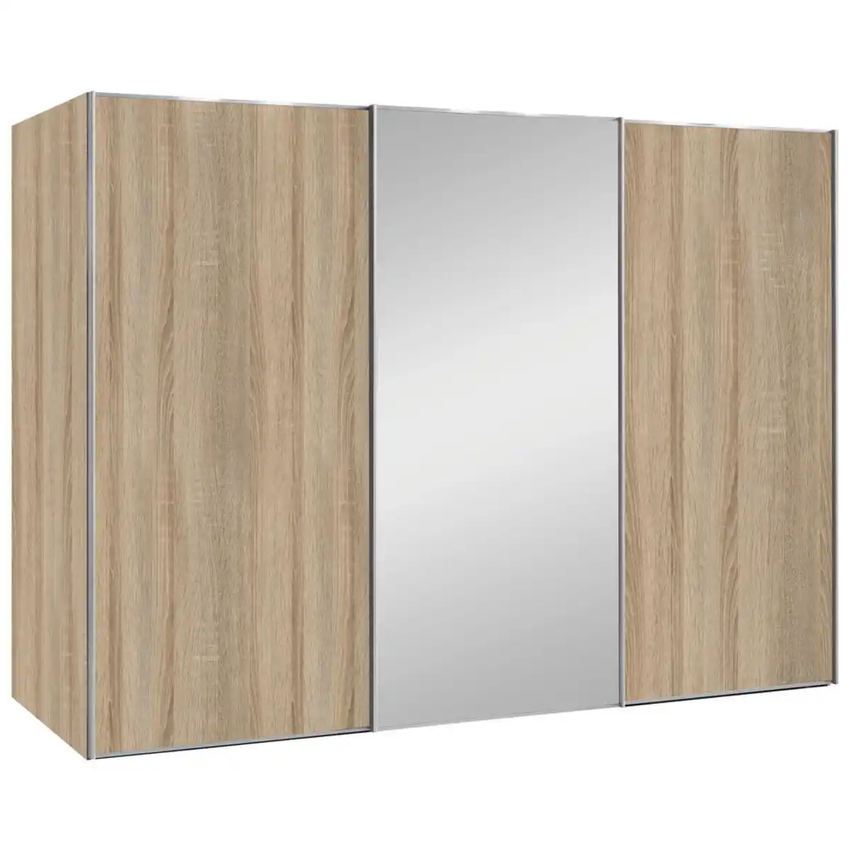 Bild 1 von Moderano Schwebetürenschrank Sinfonie Plus, Sonoma Eiche, Metall, 6 Fächer, 280x222x68 cm, Lga, Goldenes M, BQ - Bündnis für Qualität, Made in Germany, Typenauswahl, Beimöbel erhältlich, umfan