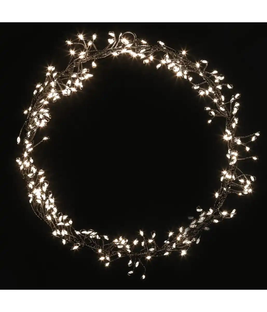 Bild 3 von Dehner LED-Kranz, 300 LEDs, warmweiß, ca. Ø25 cm