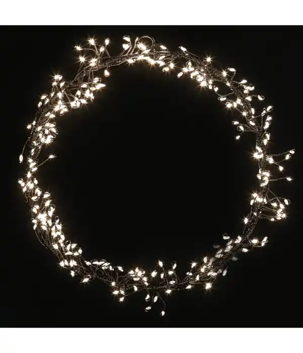 Bild 3 von Dehner LED-Kranz, 300 LEDs, warmweiß, ca. Ø25 cm