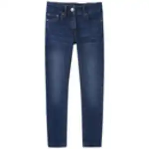 Mädchen Skinny-Jeans DUNKELBLAU