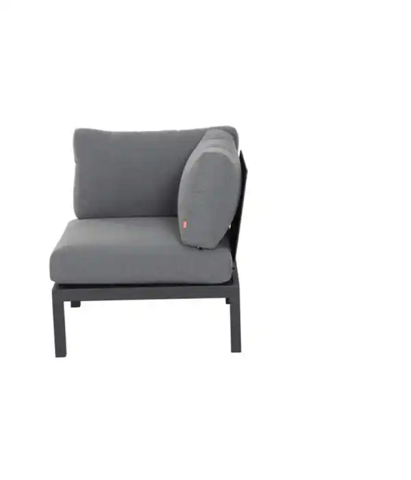 Bild 4 von Siena Garden Eckteil Alvida, grau, ca. B74/H75/T74 cm