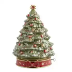 Villeroy & Boch Dekospieluhr Toy`s Delight, Mehrfarbig, Kunststoff, Keramik, 33 cm, Dekoration, Weihnachtsdekoration, Winterdeko