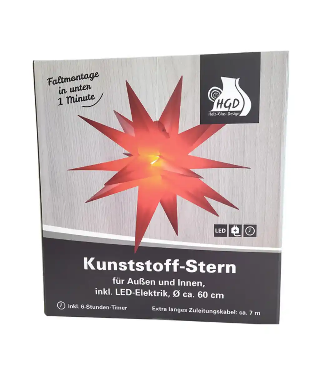 Bild 3 von HGD LED-Stern, warmweiß, ca. Ø60 cm