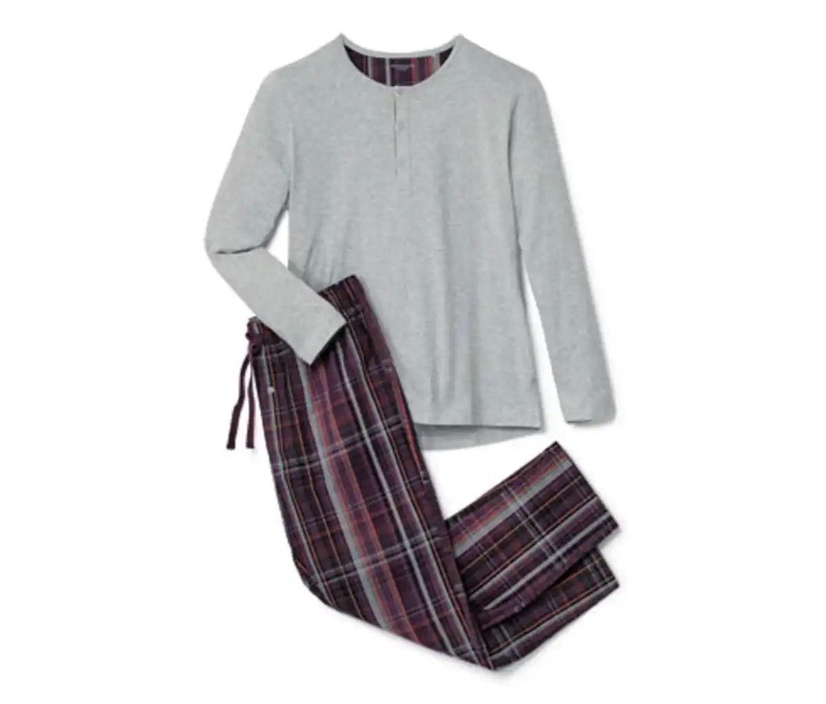 Bild 1 von Pyjama mit gewebter Hose